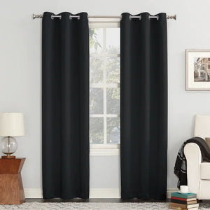 Solid Blackout Grommet Single Curtain Panel 40" x 108" (SET OF 2)