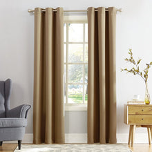 Load image into Gallery viewer, 40&quot; x 54&quot; Solid Blackout Grommet Curtain Panel, (Set of 2)
