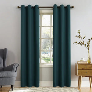 Solid Blackout Grommet Single Curtain Panel 40" x 84" (SET OF 2)