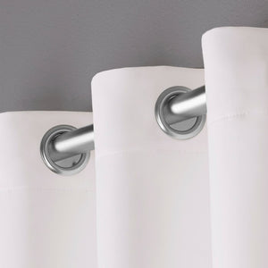 Solid Blackout Thermal Grommet Curtain Panels - Set of 2 (ND216)