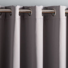 Load image into Gallery viewer, 100&quot; x 84&quot; Solid Blackout Thermal Grommet Curtain Panel, (Set of 2)
