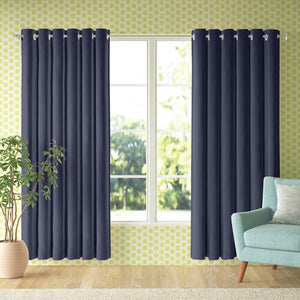 100'' W X 84'' L Solid Blackout Thermal Grommet Curtain Panel, (Set of 2)