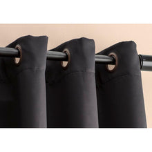 Load image into Gallery viewer, Solid Grommet Blackout Thermal Curtain Panels 52&quot;W x 84&quot; L (Set of 2)
