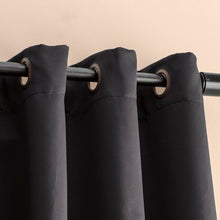 Load image into Gallery viewer, Solid Grommet Blackout Thermal Curtain Panels 52&quot;W x 84&quot; L (Set of 2)
