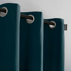 Solid Max Blackout Thermal Grommet Single Curtain Panel 40" x 84" (SET OF 2)