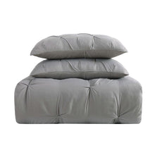 Load image into Gallery viewer, Solid Microfiber Modern &amp; Contemporary Duvet Cover Set, Twin/Twin XL
