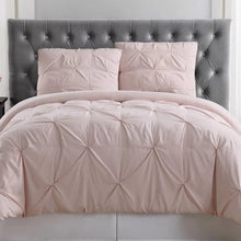 Load image into Gallery viewer, King Duvet Cover + 2 Shams Blush Solid Microfiber Modern &amp; Contemporary Duvet Cover Set
