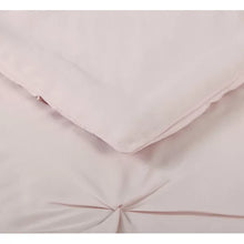 Load image into Gallery viewer, King Duvet Cover + 2 Shams Blush Solid Microfiber Modern &amp; Contemporary Duvet Cover Set
