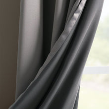 Load image into Gallery viewer, Solid Room Darkening Thermal Grommet Single Curtain Panel 40x 84, set of 4
