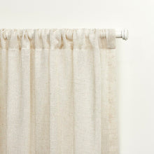 Load image into Gallery viewer, Solid Sheer Rod Pocket Single Curtain Panel, (Set of 2), 54&quot; W x 96&quot; L
