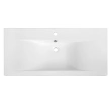 Load image into Gallery viewer, Solid Surface Resin 39&quot; Single Bathroom Vanity Top, (Set of 2)
