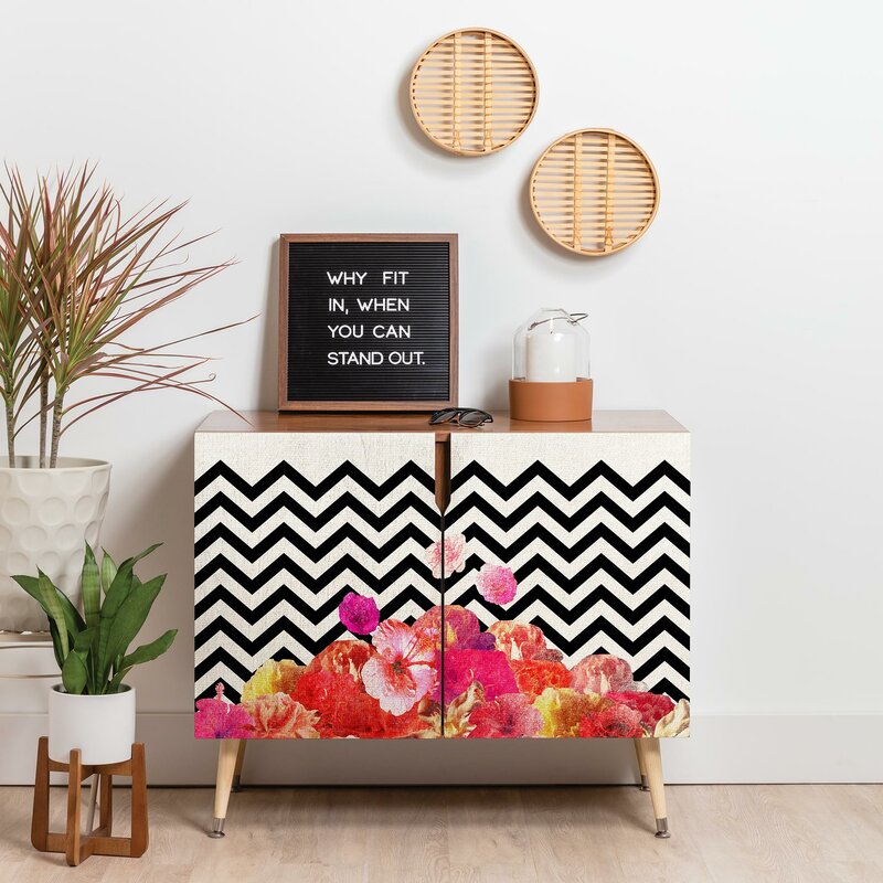 Solid Wood 2 - Door Accent Cabinet 5773RR