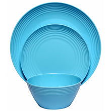 Load image into Gallery viewer, Solids Melamine 12 Piece Dinnerware Set #ND1135
