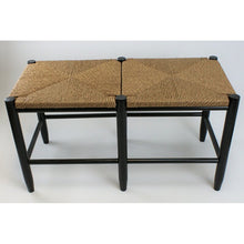 Load image into Gallery viewer, Black Solley Wood Bench OG374
