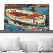 Load image into Gallery viewer, 18&quot; H x 30&quot; W x 1&quot; D Solo Boat - Painting
