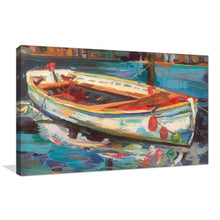 Load image into Gallery viewer, 18&quot; H x 30&quot; W x 1&quot; D Solo Boat - Painting
