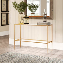 Load image into Gallery viewer, Somerdale 42&quot; Console Table Gold Finish #835HW
