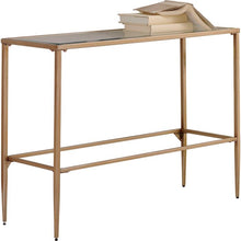 Load image into Gallery viewer, Somerdale 42&quot; Console Table Gold Finish #835HW
