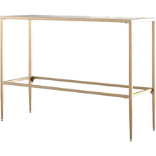 Load image into Gallery viewer, Somerdale 42&quot; Console Table Gold Finish #835HW
