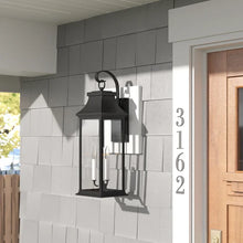 Load image into Gallery viewer, Sona Black 3 - Bulb 24&#39;&#39; H Outdoor Wall Lantern
