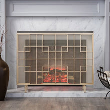 Load image into Gallery viewer, Sonia 1 Panel Iron Fireplace Screen AP57

