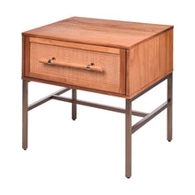 Load image into Gallery viewer, Sophia 25&#39;&#39; Tall 1 - Drawer Stainless Steel Nightstand
