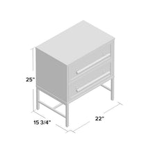 Load image into Gallery viewer, Sophia 2 - Drawer  Nightstand MRM1546
