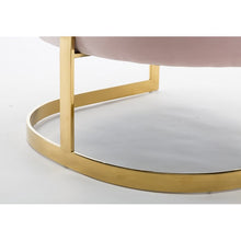 Load image into Gallery viewer, Tellico Upholstered Barrel Chair, Pink Velvet
