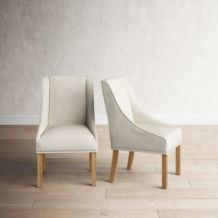 Set of 2 Sorrento Linen Arm Chair