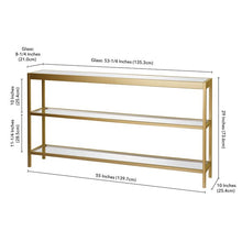 Load image into Gallery viewer, Southall Console Table Gold #1363HW
