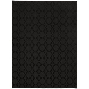Southington Geometric Tufted Black Area Rug 7268