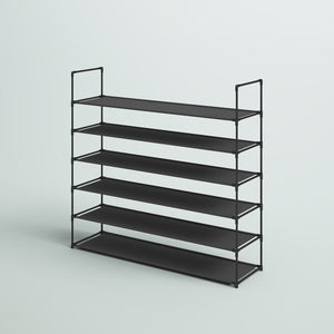 40'' H X 11'' W X 43'' D Space Saving 30 Stackable Shoe Rack