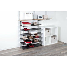 Load image into Gallery viewer, 40&#39;&#39; H X 11&#39;&#39; W X 43&#39;&#39; D Space Saving 30 Stackable Shoe Rack
