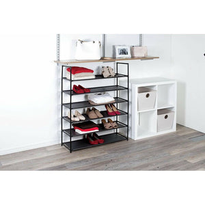 40'' H X 11'' W X 43'' D Space Saving 30 Stackable Shoe Rack