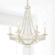 Load image into Gallery viewer, Speier 6 - Light Dimmable Wagon Wheel Chandelier
