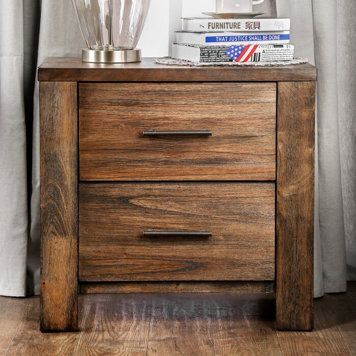 Spencyr 2 - Drawer Nightstand in Brown (SB1645)