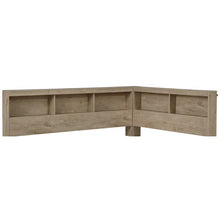 Load image into Gallery viewer, Spennymoor Natural Wood Tone Bookcase Storage With Side Rail
