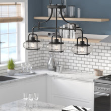 Load image into Gallery viewer, Spofford 3 - Light Kitchen Island Linear Pendant
