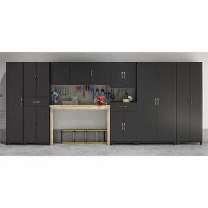 Black Springboro 74" H x 24" W x 15" D Storage Cabinet