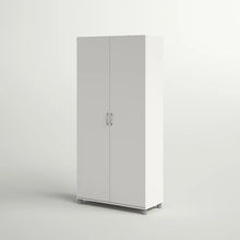 Load image into Gallery viewer, White Springboro 74&quot; H x 36&quot; W x 15&quot; D Storage Cabinet
