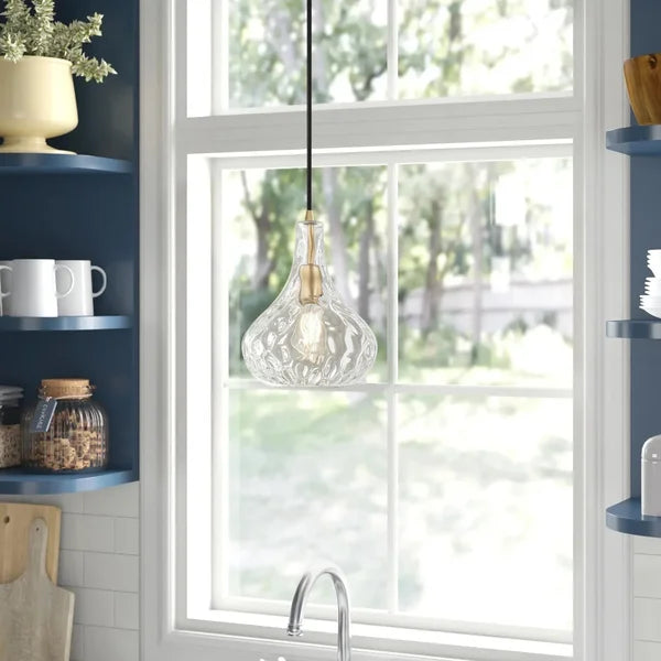 Spurling 1 - Light Single Teardrop Pendant