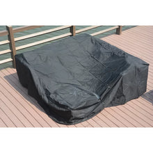 Load image into Gallery viewer, 28&quot; H x 106&quot; W x 106&quot; D Square Heavy Duty Patio Sofa Cover
