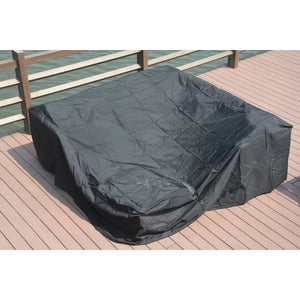 28" H x 106" W x 106" D Square Heavy Duty Patio Sofa Cover
