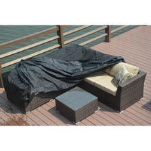 Load image into Gallery viewer, 28&quot; H x 106&quot; W x 106&quot; D Square Heavy Duty Patio Sofa Cover
