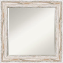 Load image into Gallery viewer, Square Wood Wall Mirror, 25.12&quot; H x 25.12&quot; W

