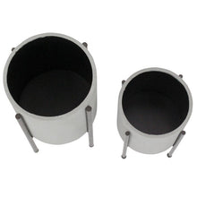Load image into Gallery viewer, Stacia 2-Piece Metal Pot Planter
