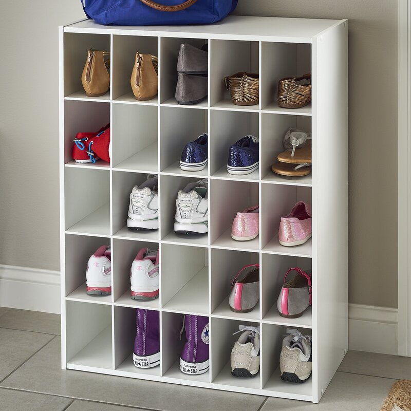 Stackable Organizers 25 Pair Stackable Shoe Rack 7174RR