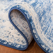 Load image into Gallery viewer, Stadler Oriental Navy Area Rug, Runner 2&#39; x 22&#39;
