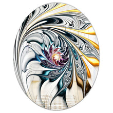 Load image into Gallery viewer, 31.5&quot; H x 23.7&quot; W Stained Glass Floral Art Accent Wall Mirror
