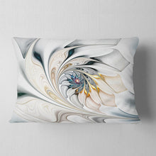 Load image into Gallery viewer, Stained Glass Floral Lumbar Pillow 20&quot; x 12&quot; x 5&quot;

